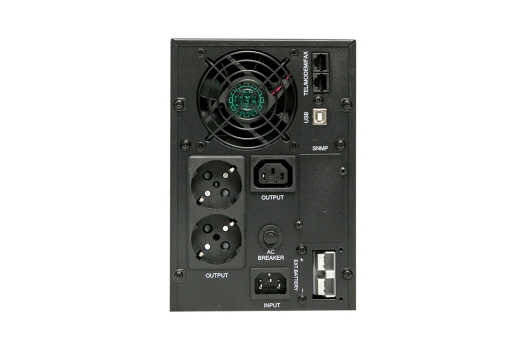 Источник Бесперебойного Питания Линейно-интерактивный E-Power PSW 600 500 ВА /400 Вт, напольный, без АКБ, с усиленным зарядным устройством,USB,RJ45,1хСE13,2xSchuko