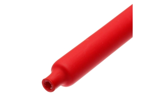 Термоусадочные красные клеевые трубки 3:1 без подавления горения 3:1 ТТК(3:1)-4.8/1.6 red (™КВТ)
