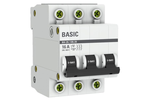 Выключатель нагрузки 3P 16А ВН-29 Basic