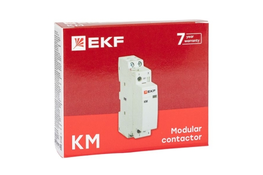 Контактор модульный КМ 25А 2NО (1 мод.) EKF PROxima