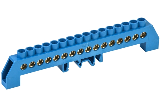 Шина N 'ноль' в комбинированном DIN-изоляторе типа 'Стойка' ШНИ-8х12-16-КС-С IEK