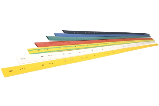 Трубка термоусадочная ТТУ нг-LS 45/22,5 зеленая (1м) IEK
