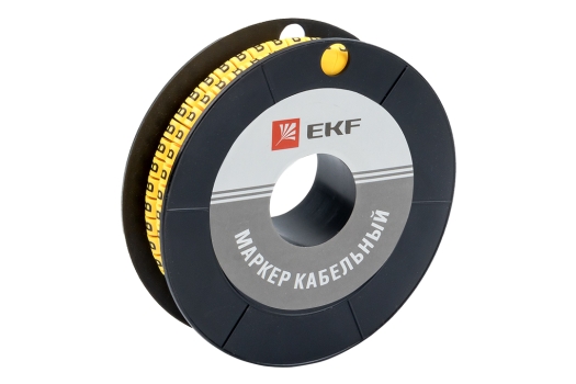 Маркер кабельный 6,0 мм2 'B' (350 шт.) (ЕС-3) EKF PROxima