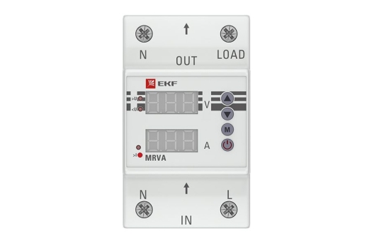 Реле напряжения и тока с дисплеем MRVA 25A EKF PROxima