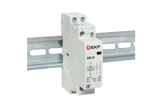 Контактор модульный КМ 20А 2NО (1 мод.) EKF PROxima