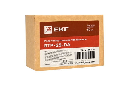 Реле твердотельное трехфазное RTP-25-DA EKF PROxima