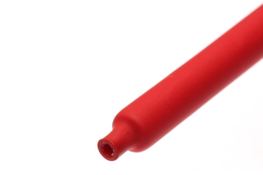 Термоусадочные красные клеевые трубки 3:1 без подавления горения 3:1 ТТК(3:1)-18/6 red (™КВТ)