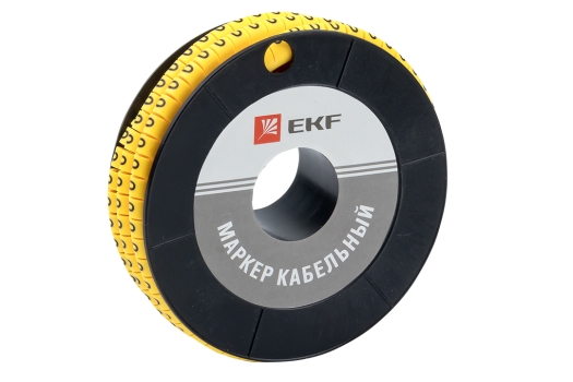 Маркер кабельный 4,0 мм2 '0' (500 шт.) (ЕС-2) EKF PROxima