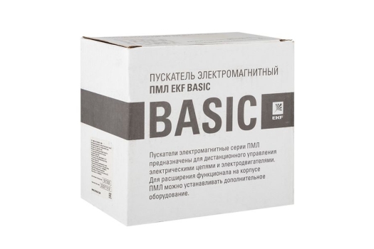 Пускатель электромагнитный серии ПМЛ-3160М 50А 400В EKF Basic