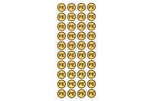 Наклейка 'PE' (d20мм.) EKF PROxima