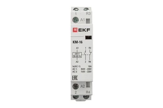 Контактор модульный КМ 16А NО+NC (1 мод.) EKF PROxima