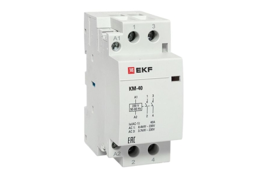 Контактор модульный КМ 40А 2NО (2 мод.) EKF PROxima