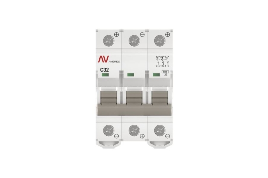 Выключатель автоматический AV-6 DC 3P 32A (C) 6kA EKF AVERES