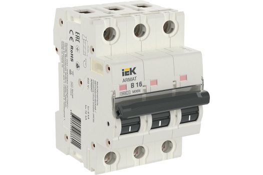 ARMAT Автоматический выключатель M06N 3P B 16А IEK