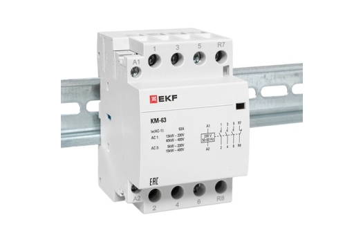 Контактор модульный КМ 63А 3NО+NC (3 мод.) EKF PROxima