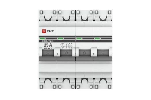 Выключатель нагрузки 4P 25А ВН-63 EKF PROxima
