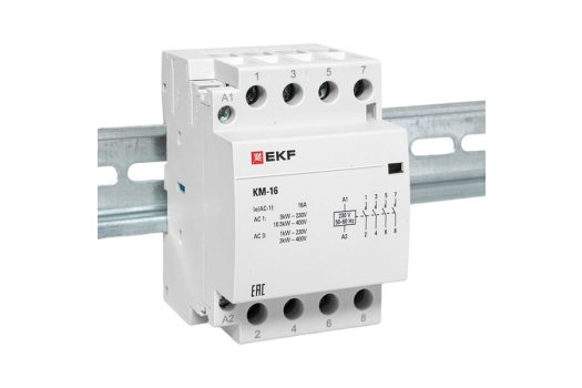 Контактор модульный КМ 16А 4NО (3 мод.) EKF PROxima