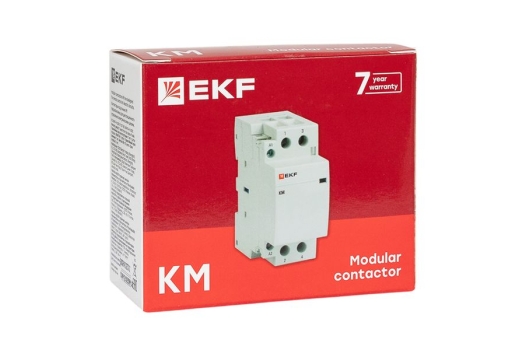 Контактор модульный КМ 32А 2NО (2 мод.) EKF PROxima