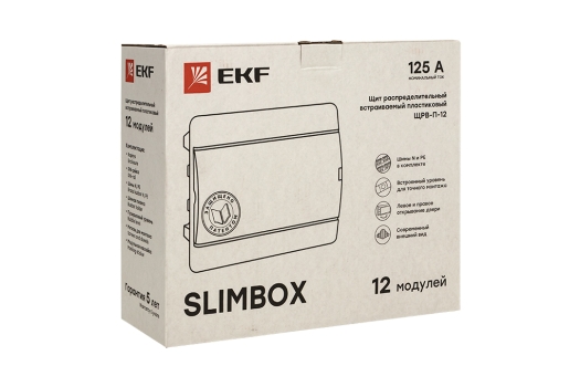 Щит распред. встраиваемый ЩРВ-П-12 'SlimBox' IP41 EKF PROxima