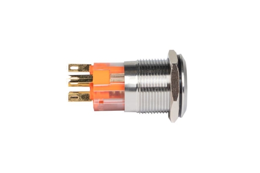 Кнопка S-Pro67 19 мм без фикс. с оранжевой подсв. 230В EKF PROxima