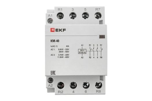Контактор модульный КМ 40А 2NО+2NC (3 мод.) EKF PROxima