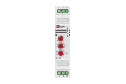 Реле времени (10 устанавл. функц.) RT-10 12-240В EKF PROxima