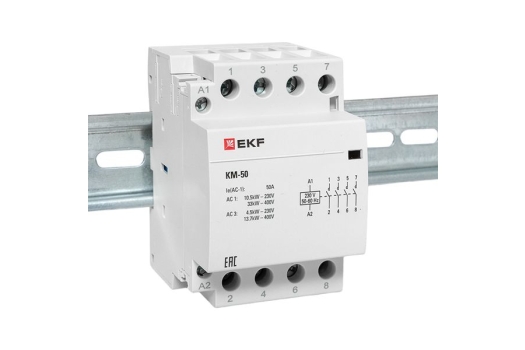Контактор модульный КМ 50А 4NО (3 мод.) EKF PROxima