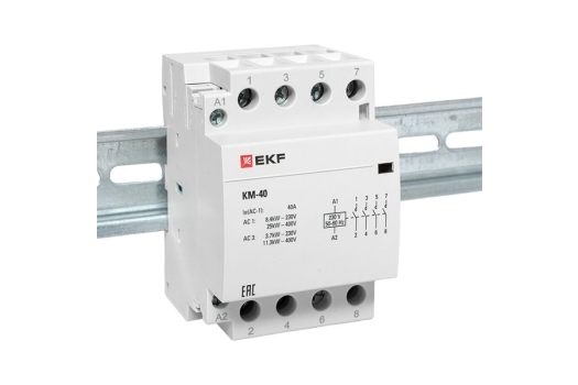 Контактор модульный КМ 40А 4NО (3 мод.) EKF PROxima