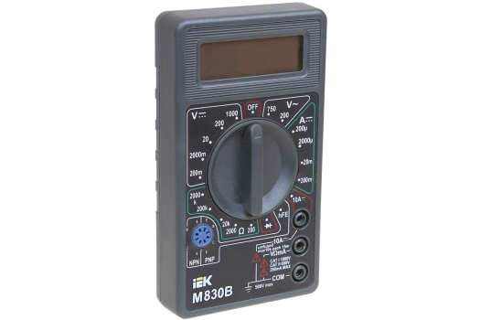 Мультиметр цифровой UNIVERSAL M830B IEK