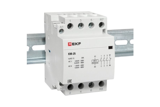 Контактор модульный КМ 25А 3NО+NC (3 мод.) EKF PROxima