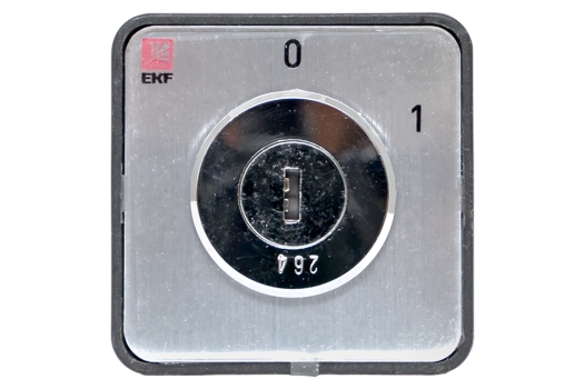 Переключатель кулачковый ПК-1-112 10А 2P «0-1» с ключом EKF PROxima