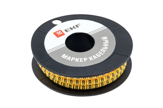 Маркер кабельный 6,0 мм2 'B' (350 шт.) (ЕС-3) EKF PROxima