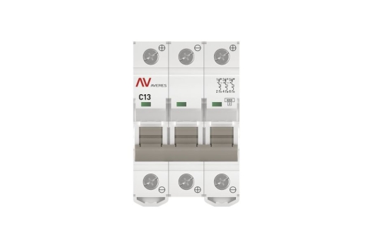 Выключатель автоматический AV-6 DC 3P 13A (C) 6kA EKF AVERES