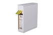 Термоусадочные желто-зеленые трубки в компактной упаковке Т-бокс Т-BOX-4/2 (ж/з) (™КВТ)
