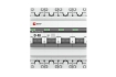 Автоматический выключатель 4P 40А (D) 4,5kA ВА 47-63 EKF PROxima