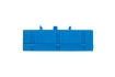 Шина '0' N (6х9мм) 12 отверстий латунь синий изолированный корпус на DIN-рейку EKF PROxima