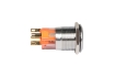 Кнопка S-Pro67 19 мм без фикс. с оранжевой подсв. 230В EKF PROxima